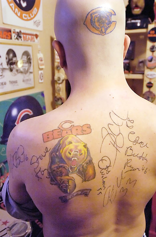 Chicago Bears Tattoo - Total