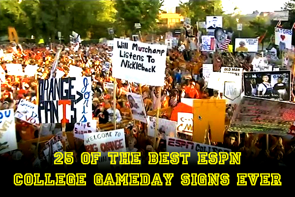 25 Of The Best Espn College Gameday Signs Ever Total Pro Sports