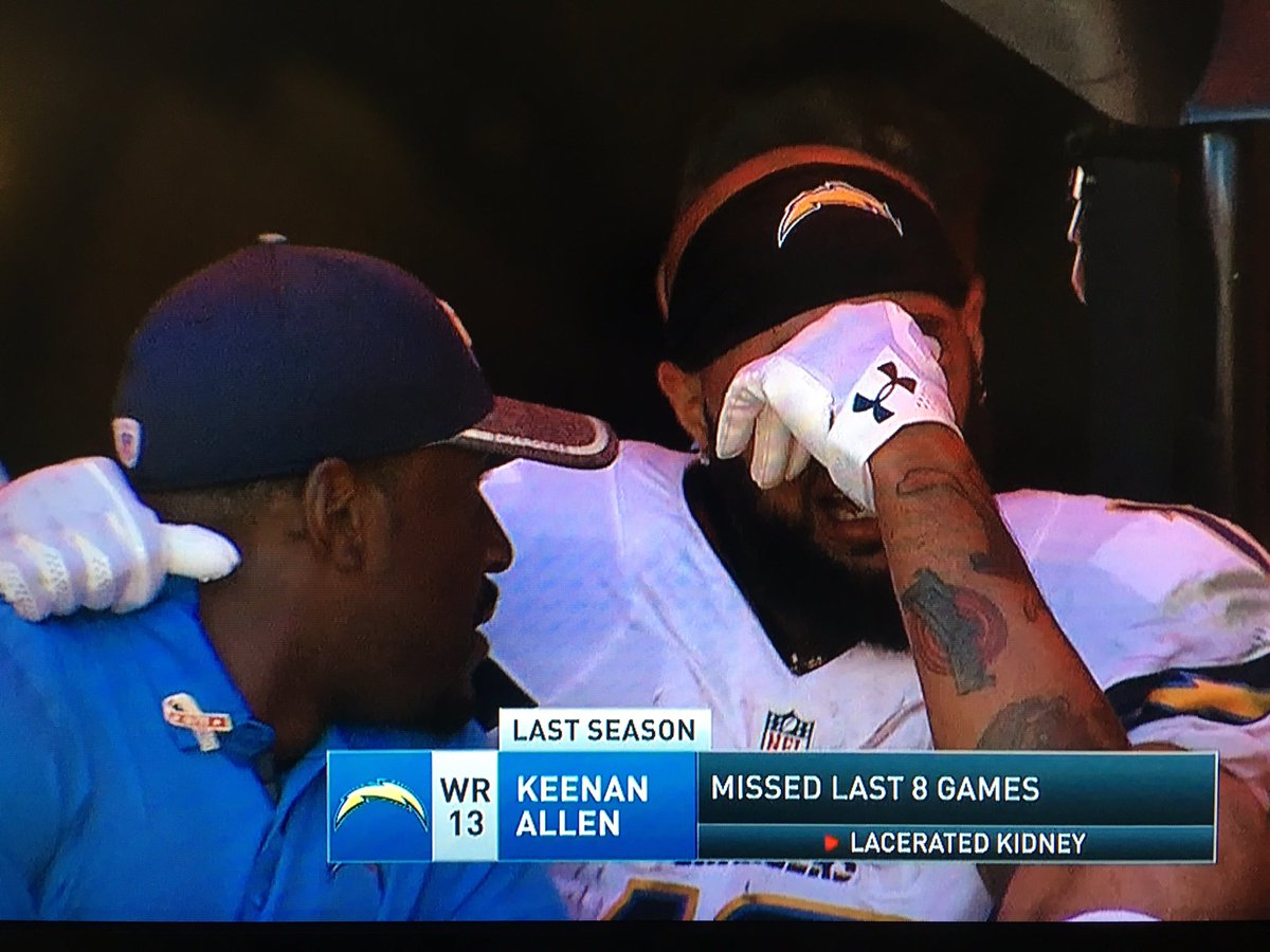 Chargers WR Keenan Allen Carted Off Field After NonContact Knee Injury