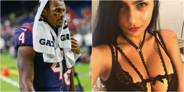 Total Pro Sports Mia Khalifa Says She And Texans Qb Deshaun