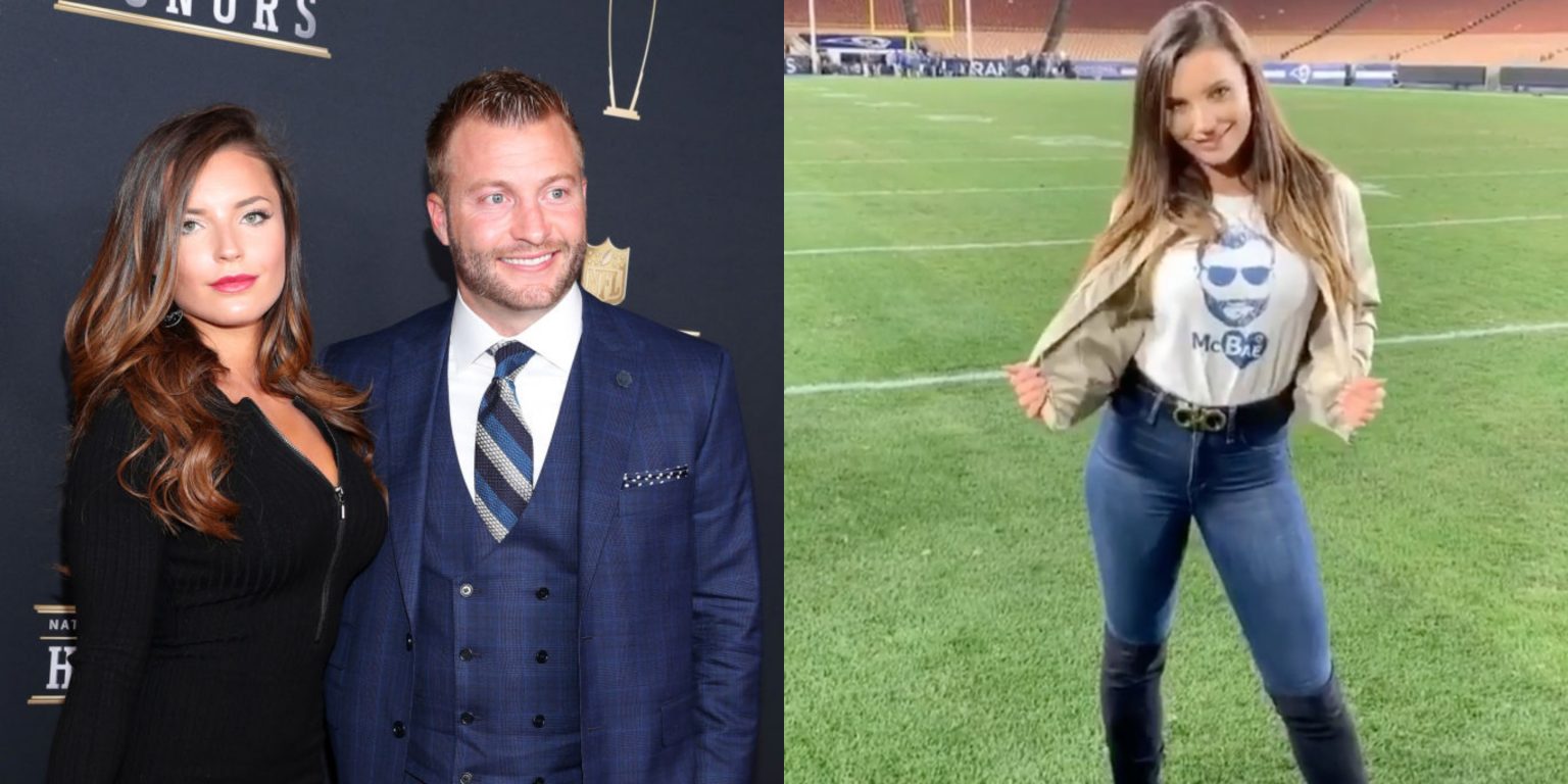 Sean McVay Chose NFL Red Zone Over His Smoking Hot Fiancée Veronika PICS