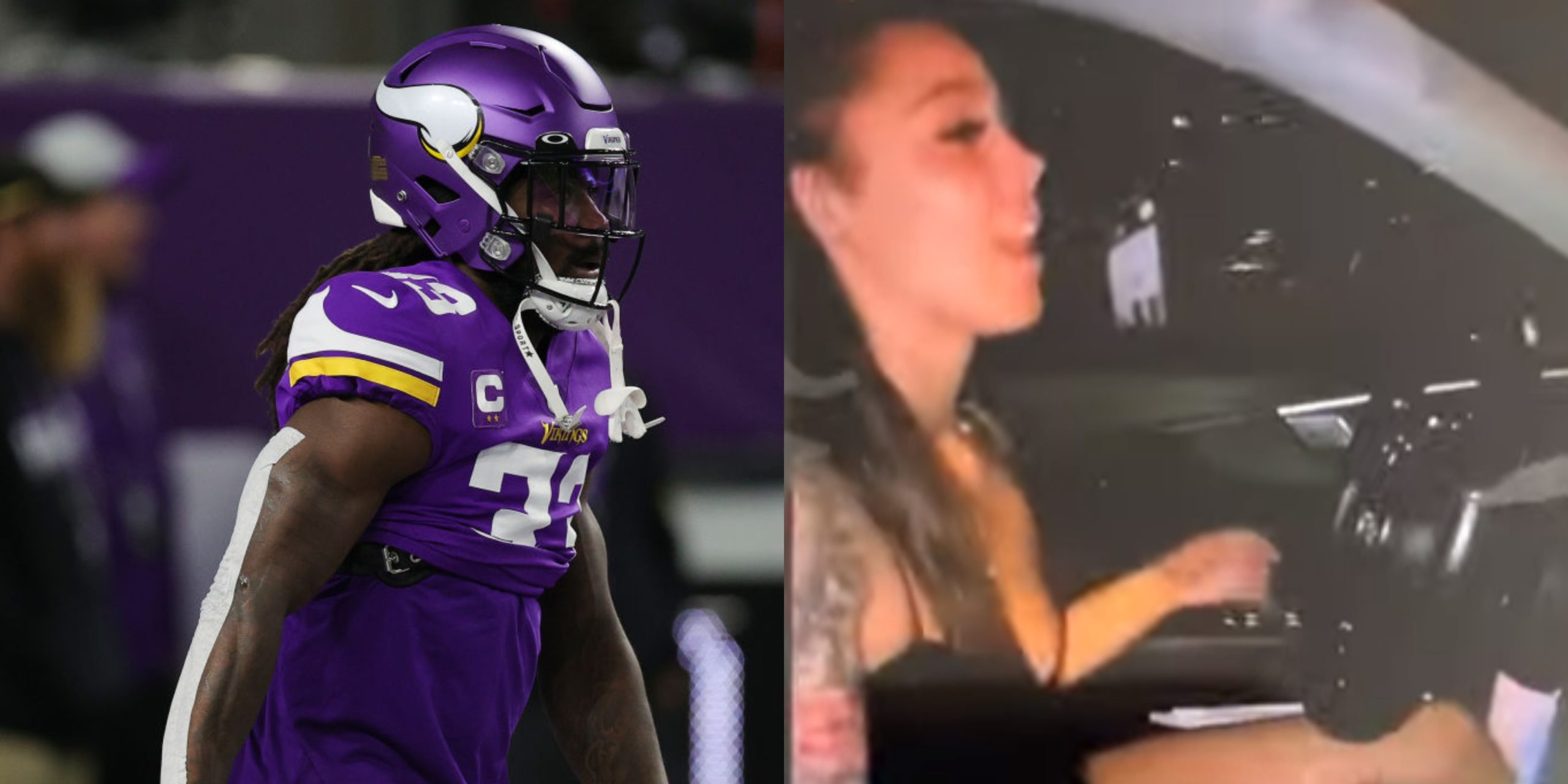 Footage Surfaces Of Dalvin Cook S Ex GF Flashing Gun In Car Amid Assault Investigation VIDEO