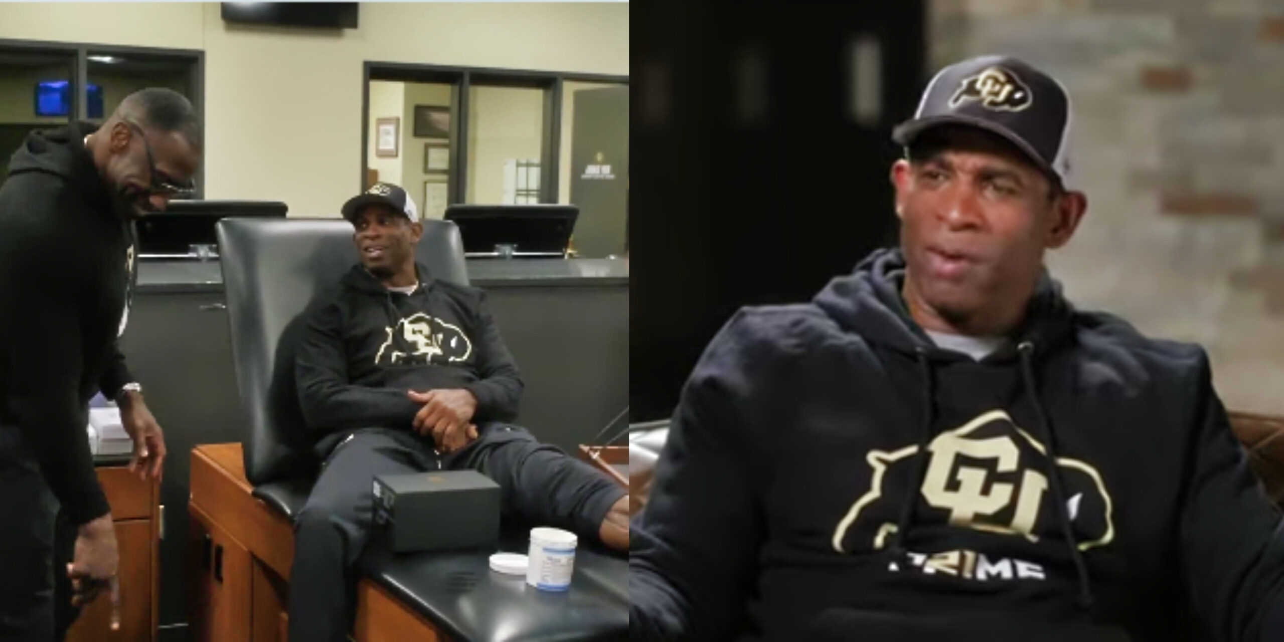Social Media Reacts To Video Of Deion Sanders Amputated Foot
