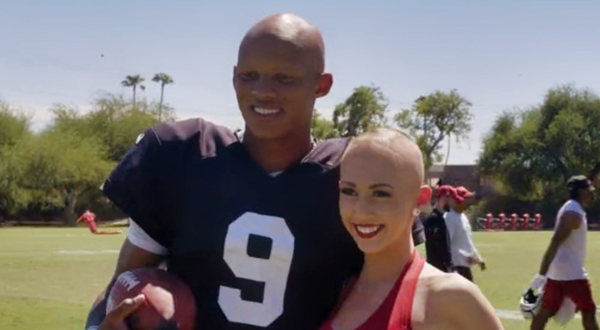Josh Dobbs Shares Experience Of Alopecia With Cheerleader