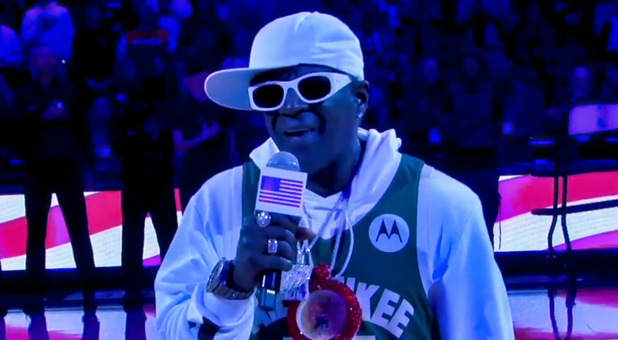 The Bucks Had Flavor Flav Sing The National Anthem On Sunday