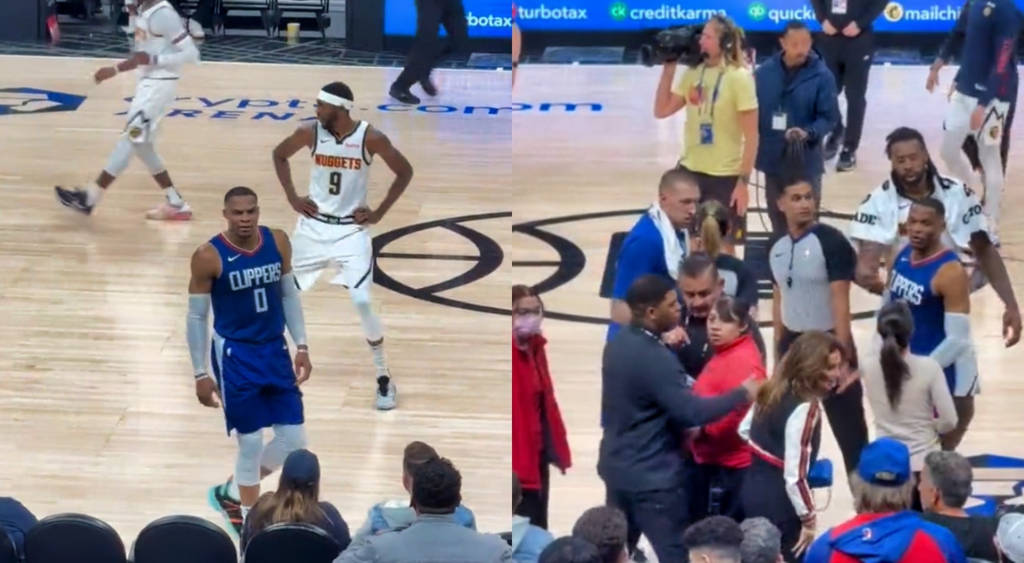 Russell Westbrook Got Into A Heated Exchange With A Fan