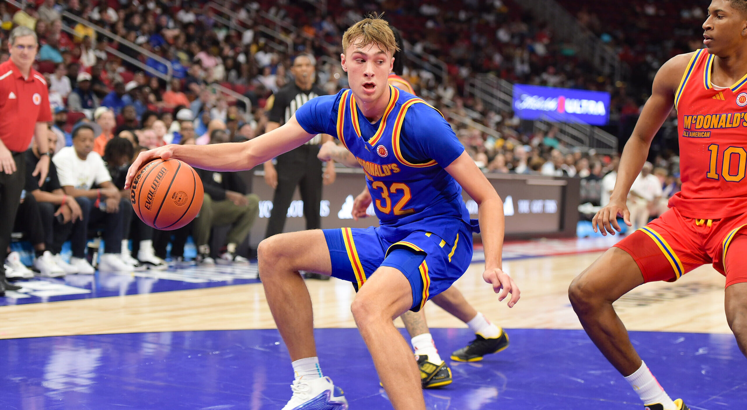 Duke Commit Cooper Flagg Shows Up At The Nike Hoop Summit Leading Team