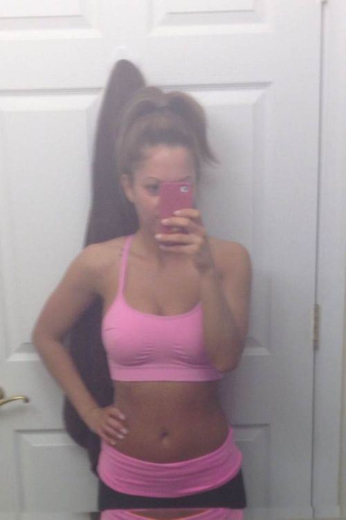 hot teens in sports bras