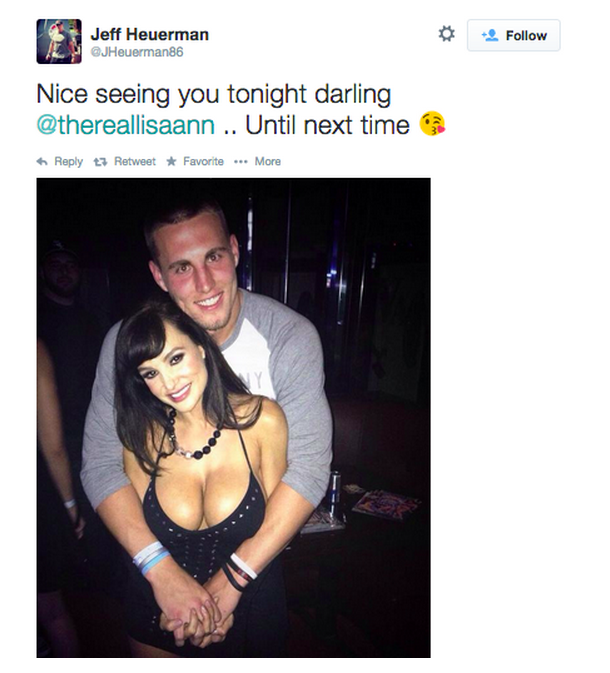 OSU TE Jeff Heuerman Is Hanging Out with Porn Star Lisa Ann ...