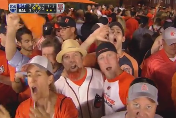 Douchebag Orioles Fan Makes Obscene Gesture For Camera Total Pro Sports