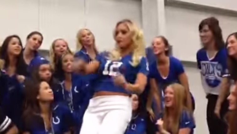 Colts Cheerleaders Do Their Own Ric Flair Speech (Video ... - 756 x 427 jpeg 59kB