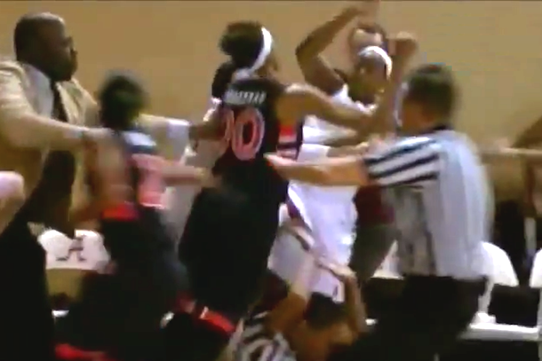 Women's Basketball Brawl! Three Ejected During Auburn