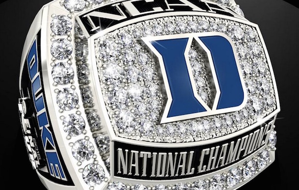 Check Out Duke's National Championship Rings (Pic) | Total ...