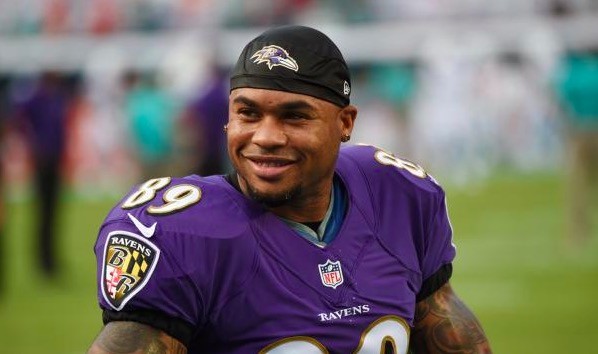 Steve Smith in Ravens gear