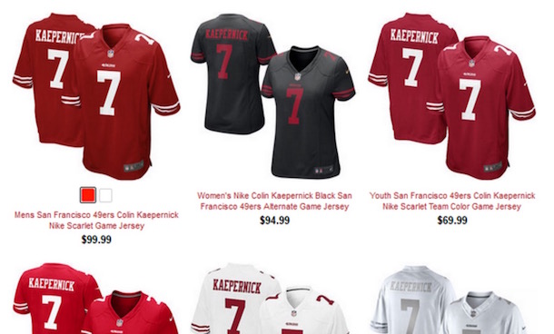 Nike, Shirts, Nfl Mens San Francisco 49ers Colin Kaepernick Nike White Elite  Jersey