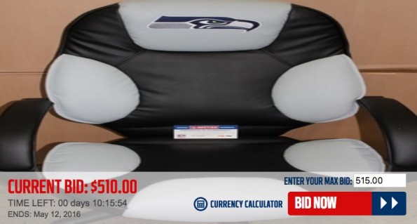 The Seattle Seahawks Are Auctioning Off A Used Draft Chair