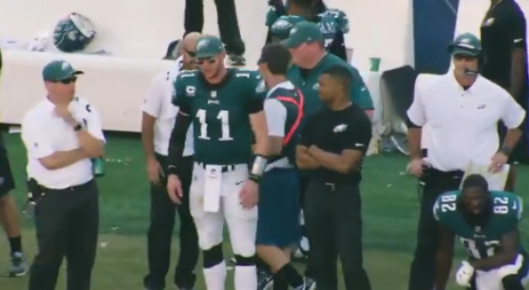 Carson Wentz Was Mic'd Up & It Revealed He Lost $32K After Betting on ...