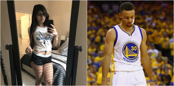 Basketball Fetish Porn - Ex-Porn Star Mia Khalifa Trolled The Hell Out Of Steph Curry ...