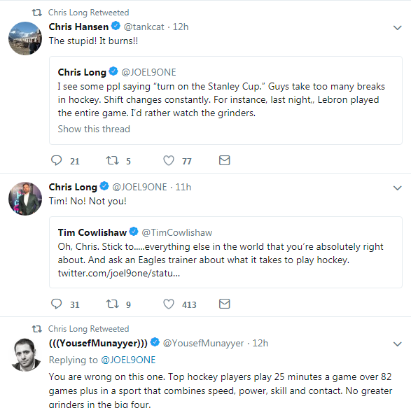 Eagles' Chris Long Trolled The Hell Out of Hockey Fans By ... - 587 x 583 png 64kB