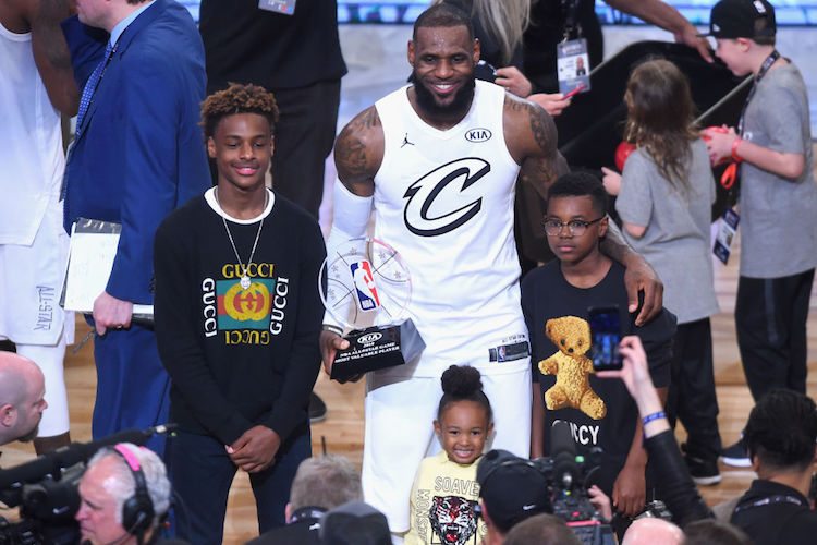 Watch 14-Year-Old LeBron James Jr. Throw Down His First ...