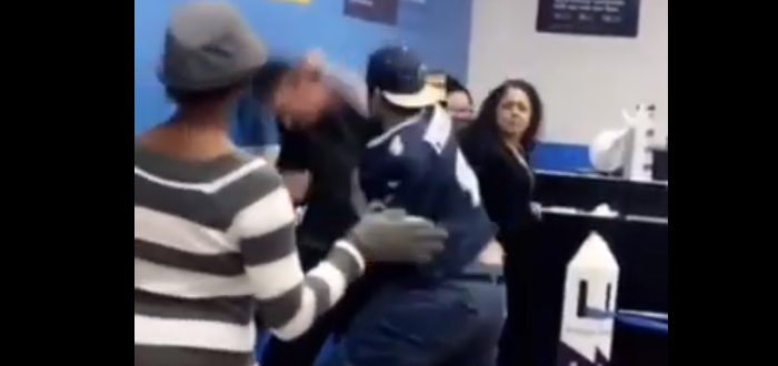 Cowboys Fan Brutally Beats Up Man While In Line At Walmart (VIDEO)