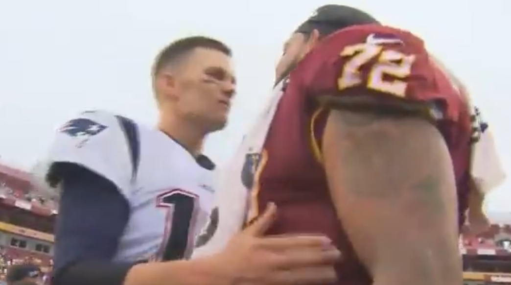 Redskins Adrian Peterson, Donald Penn Both Asked Tom Brady For His Jersey  On Sunday - CBS Boston