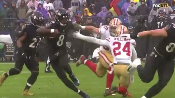 Lamar Jackson Breaks 49ers Defender's Ankles With Nasty Juke In The ...