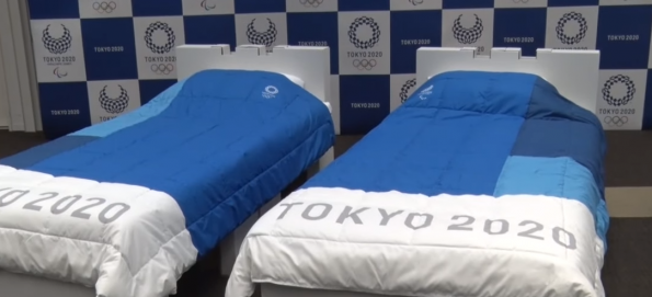 2020 Tokyo Olympics Assure Athletes Cardboard Beds Wont Collapse During Sex Video 