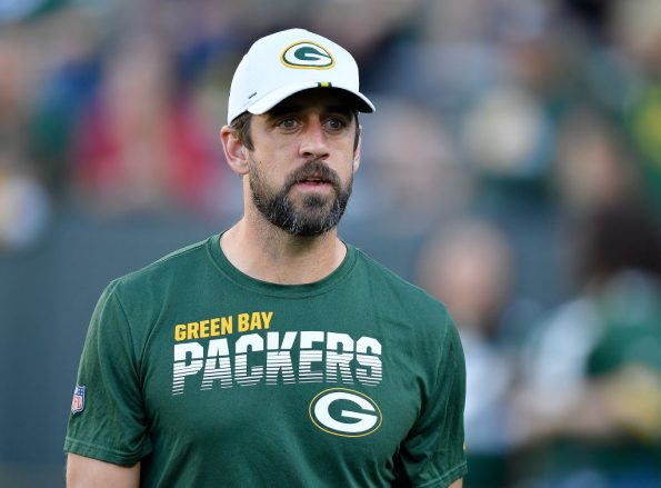 Social Media Mocked Aaron Rodgers & His New Handlebar Mustache (PIC