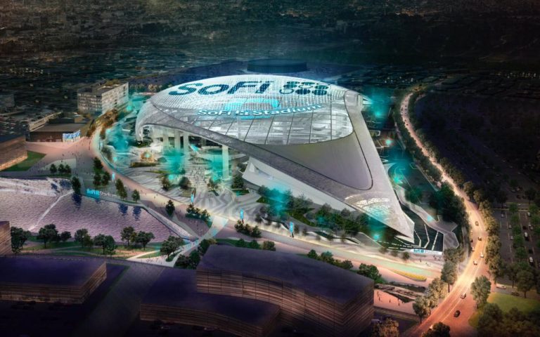 Rams Show Updated Look At 5 Billion Sofi Stadium That Looks Stunning At Night Pic