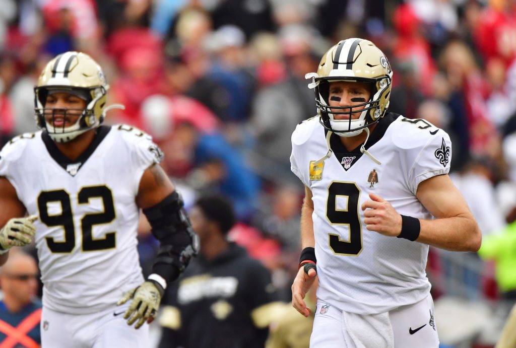 Cam Jordan Dismisses Marcus Davenport Trying To Defend Drew Brees ...