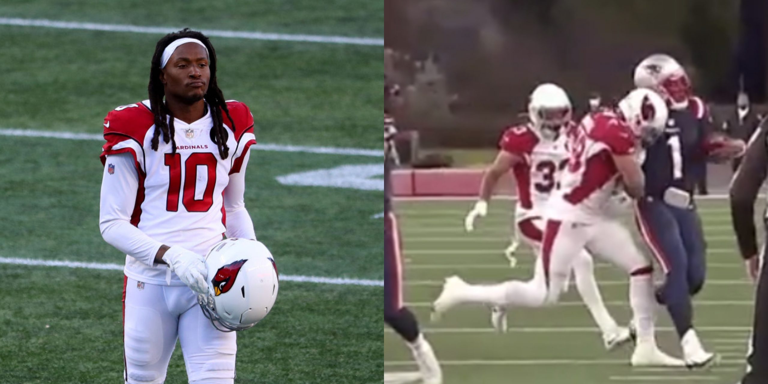 DeAndre Hopkins questions critical penalty on Cardinals' Isaiah Simmons