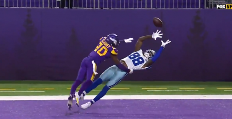 CeeDee Lamb Makes Incredible TD Catch While Falling Backwards Against ...