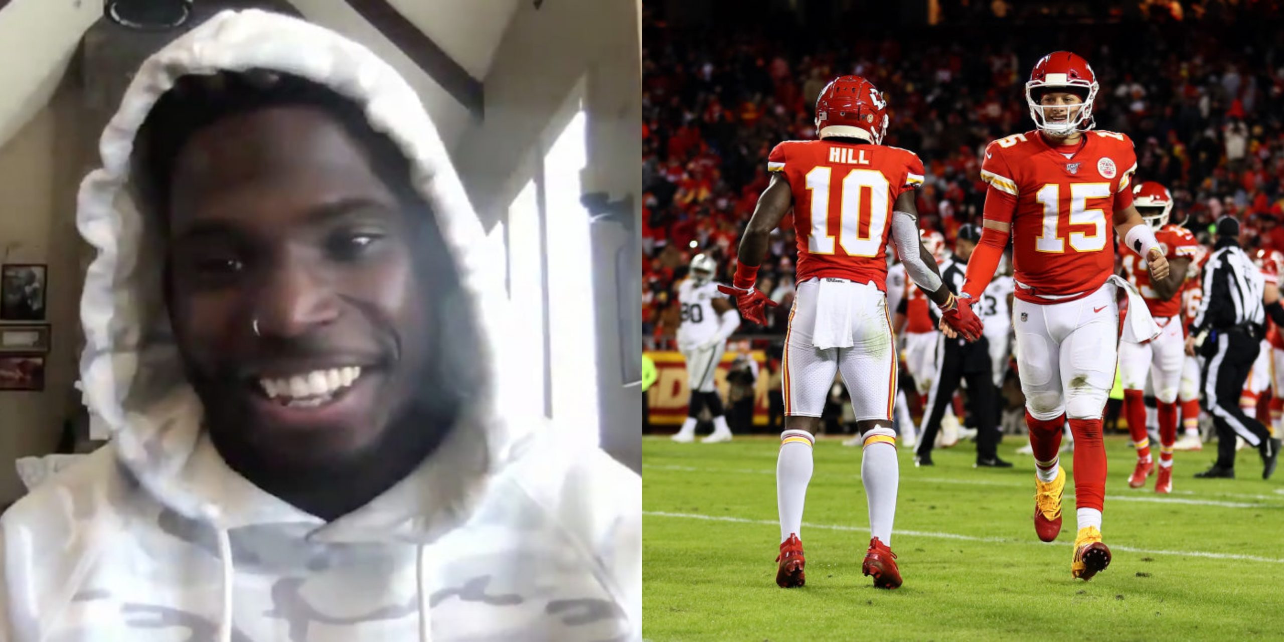 Tyreek Hill on first time watching Patrick Mahomes play: 'I thought he was  trash' - DraftKings Network