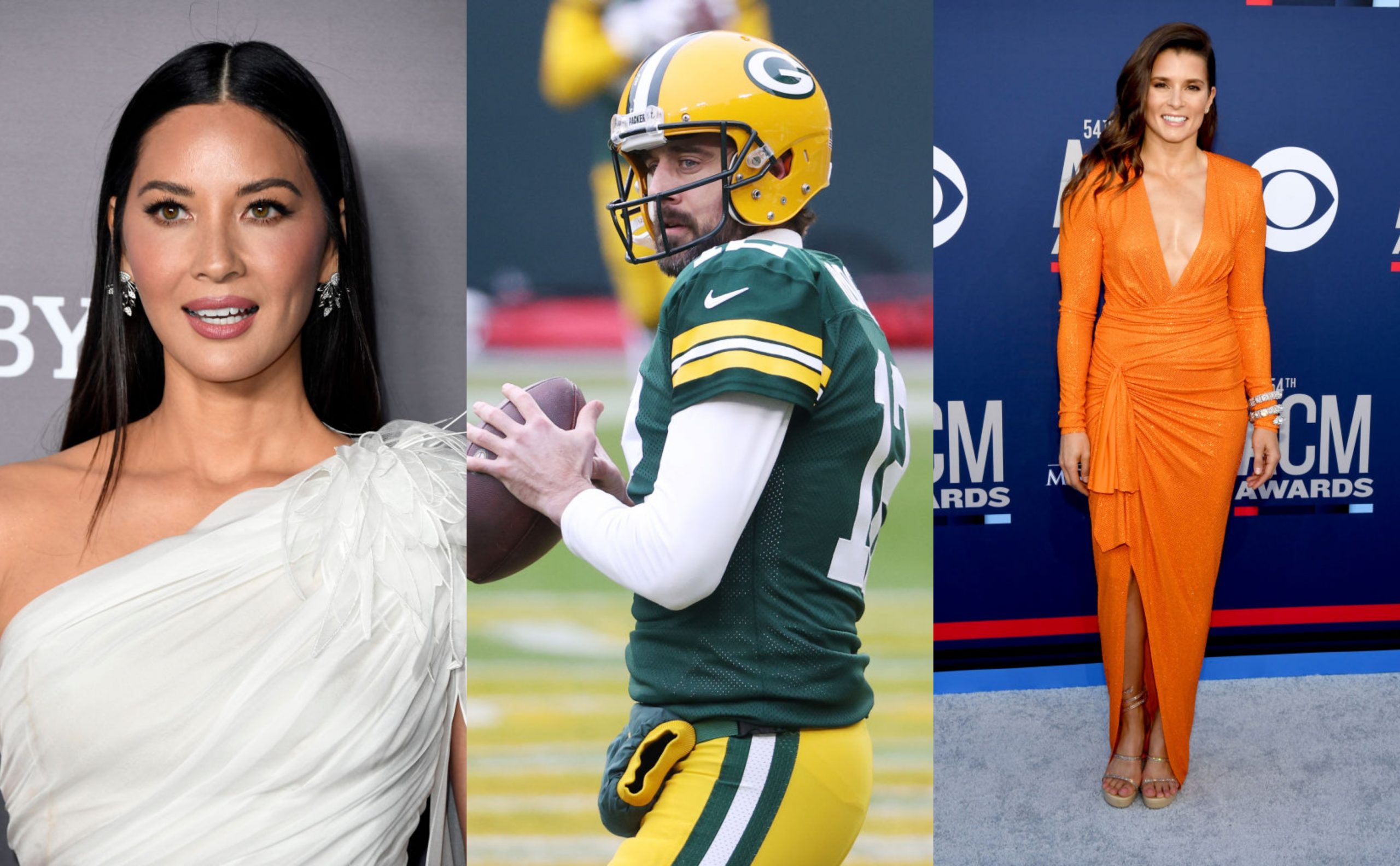 Report Details How Danica Patrick Olivia Munn Feel About Aaron Rodgers Surprise Engagement Total Pro Sports