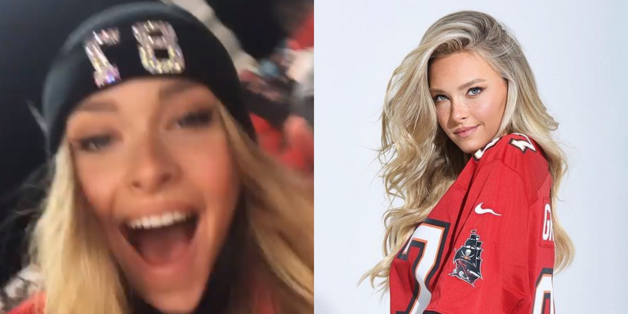 Si Model Camille Kostek Went Nuts After Boyfriend Rob Gronkowski Scores Super Bowl Td Video 3006