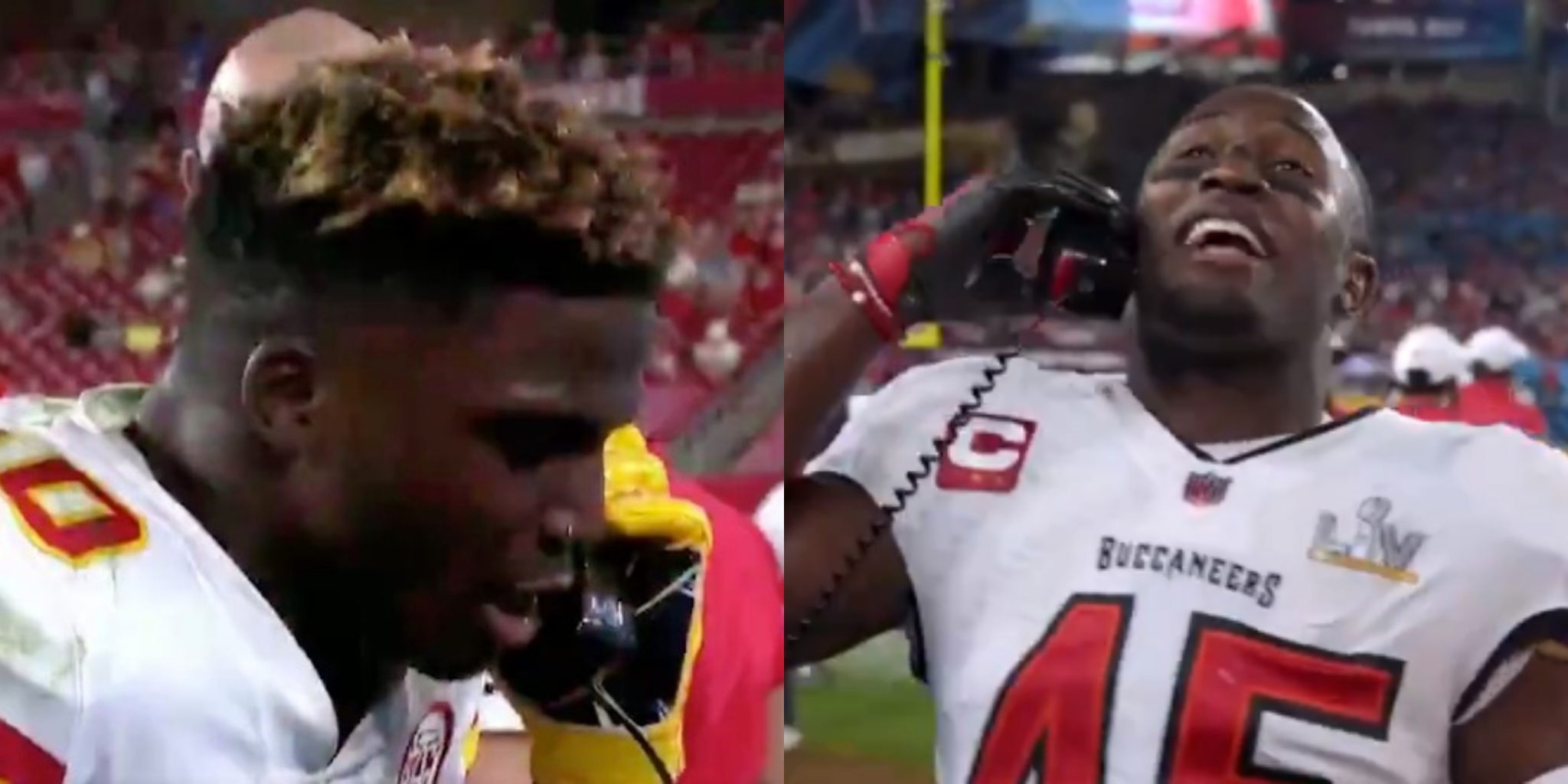 Released Super Bowl Audio Shows Devin White Trolling Tyreek Hill: 'We ...