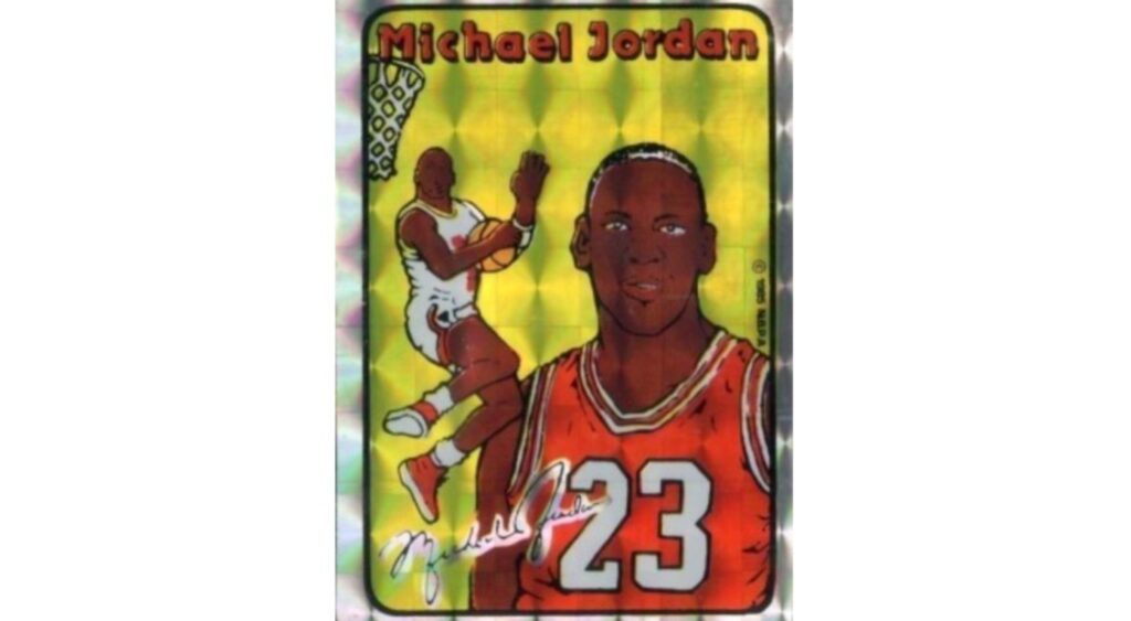 Michael Jordan Rookie Sticker