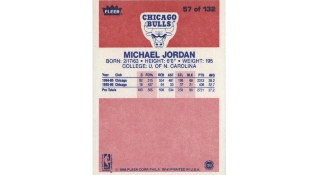 Michael Jordan Rookie Card