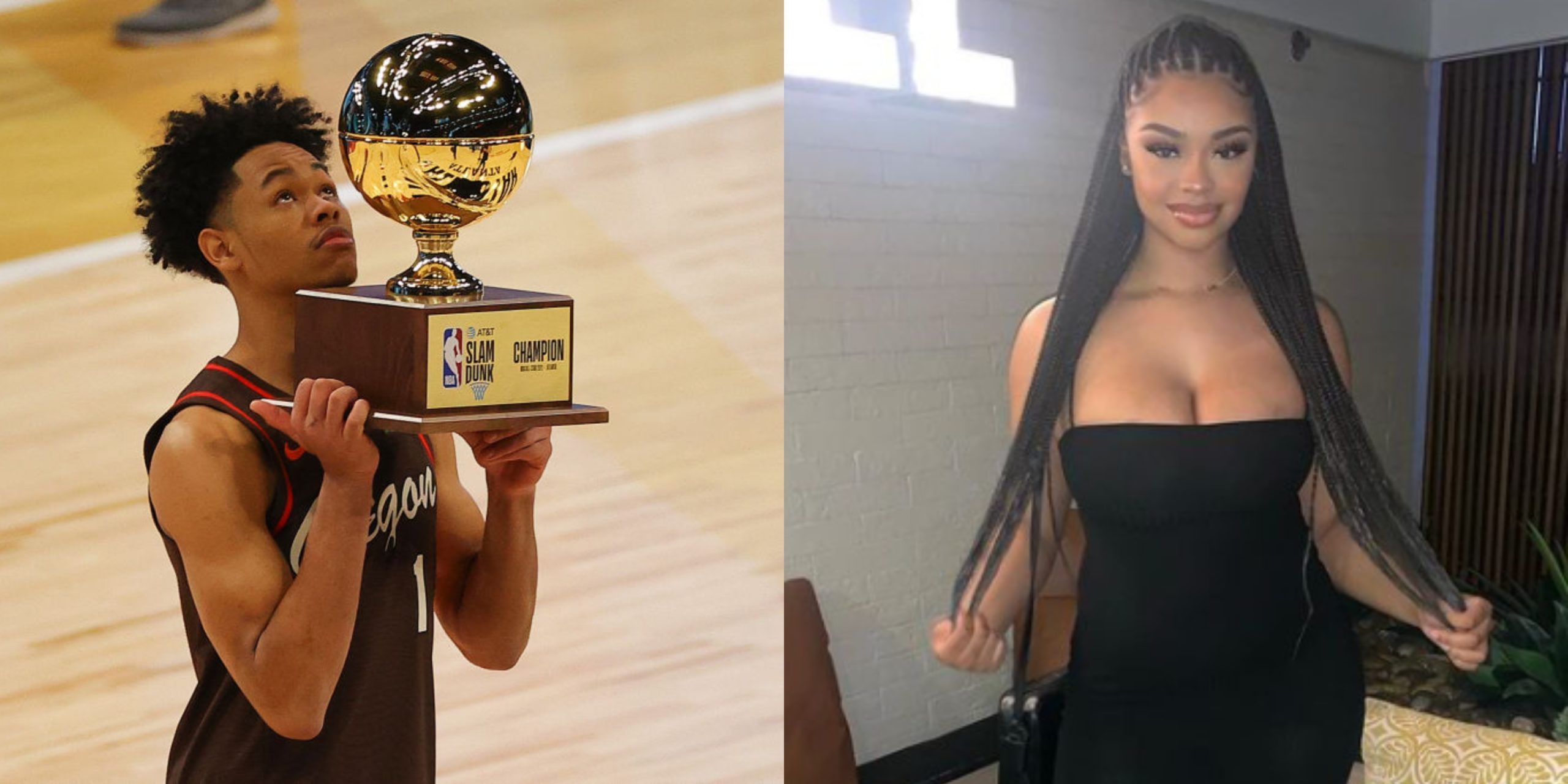 Anfernee Simons Girlfriend Gets Blasted For Being A Gold Digger After He Won Slam Dunk Contest