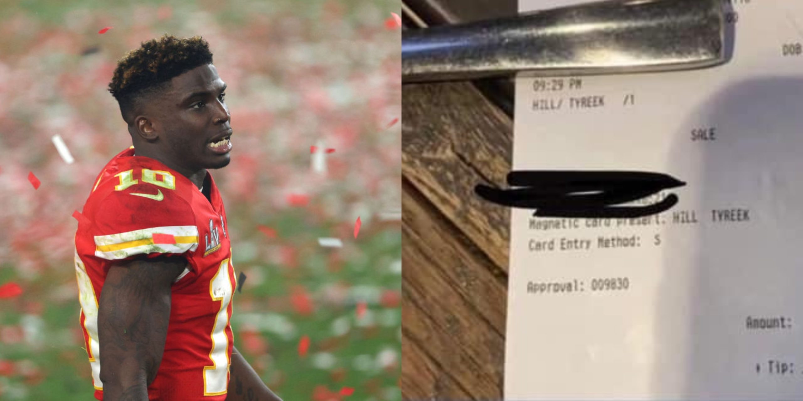 Tyreek Hill Gets Called Out For Being A Terrible Tipper, Chiefs WR ...