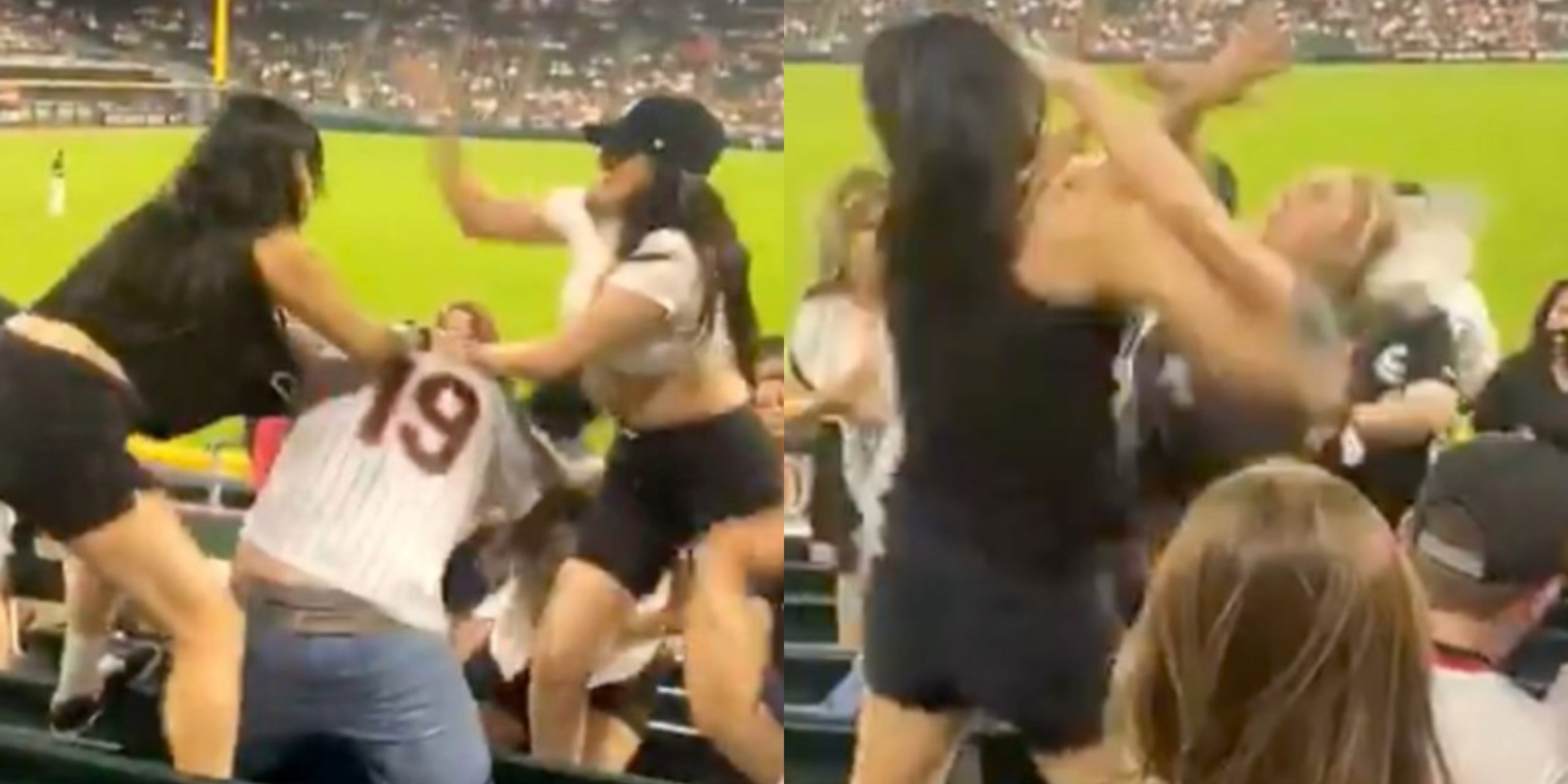 WATCH: Nasty All-Girl Brawl Broke Out at the White Sox-Cards Game