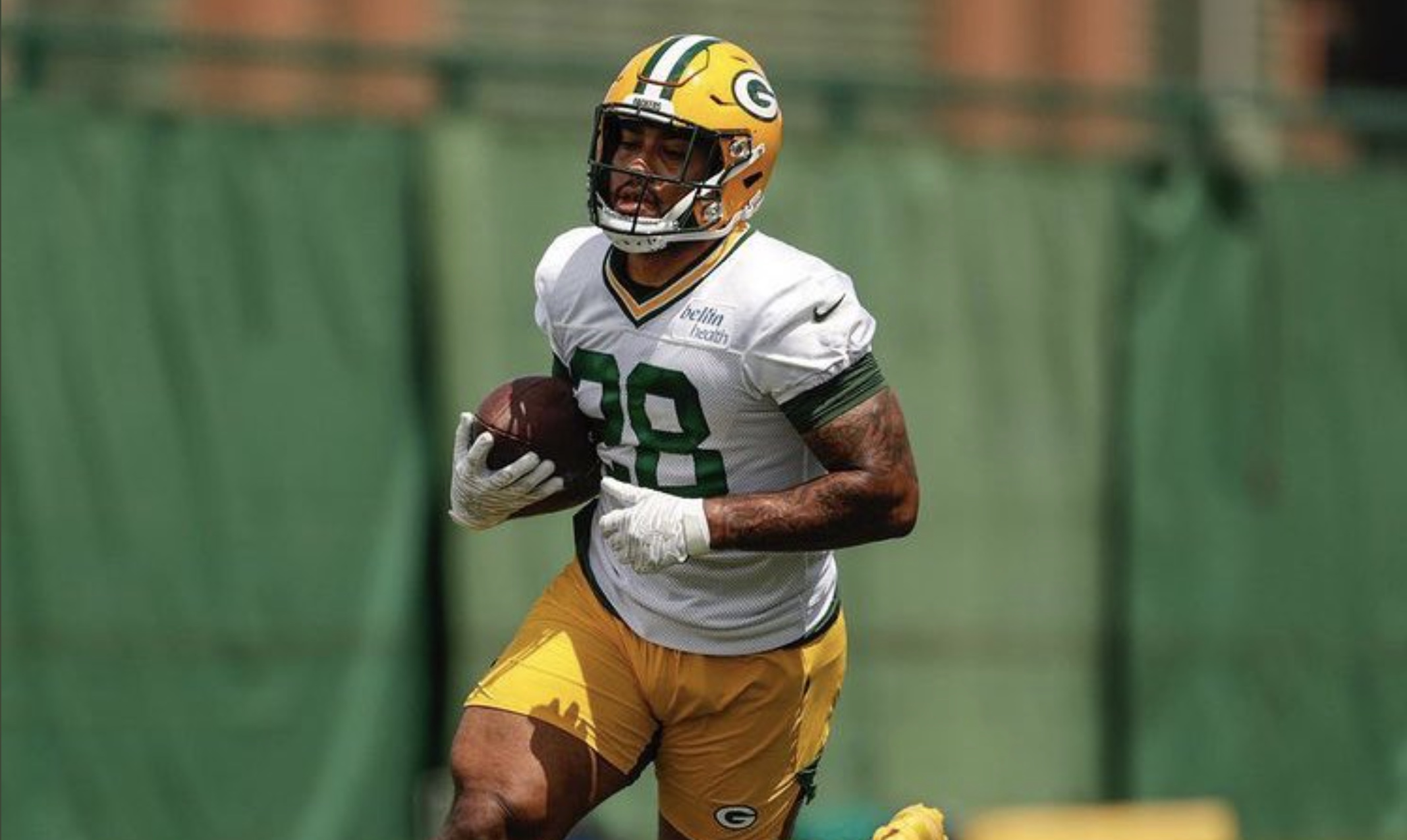 NFL 2020 News: AJ Dillon quads, Training camp photos, Saquon Barkley, Green  Bay Packers, New York Giants