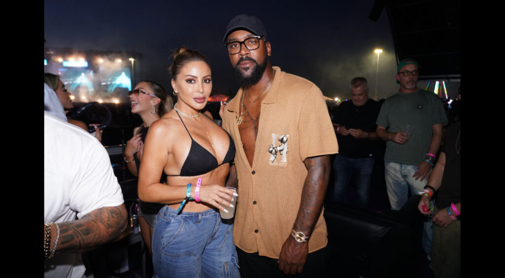 Larsa Pippen and Marcus Jordan