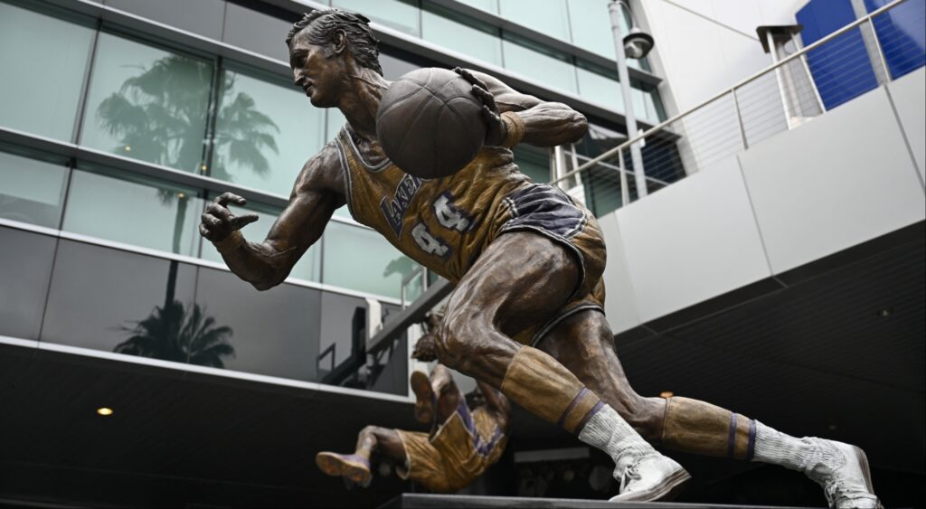 Jerry West statue