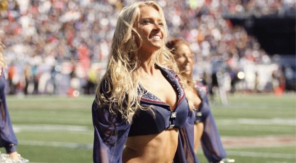 camille kostek patriots cheerleader