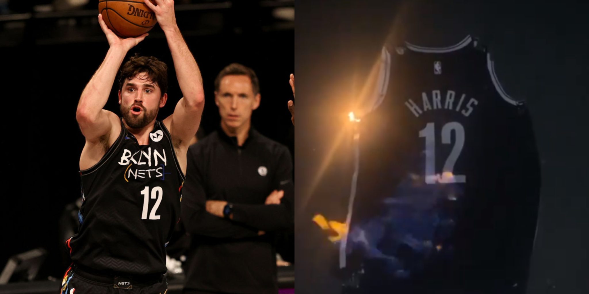 Brooklyn Nets Fans Burn Joe Harris' Jersey After Terrible ...