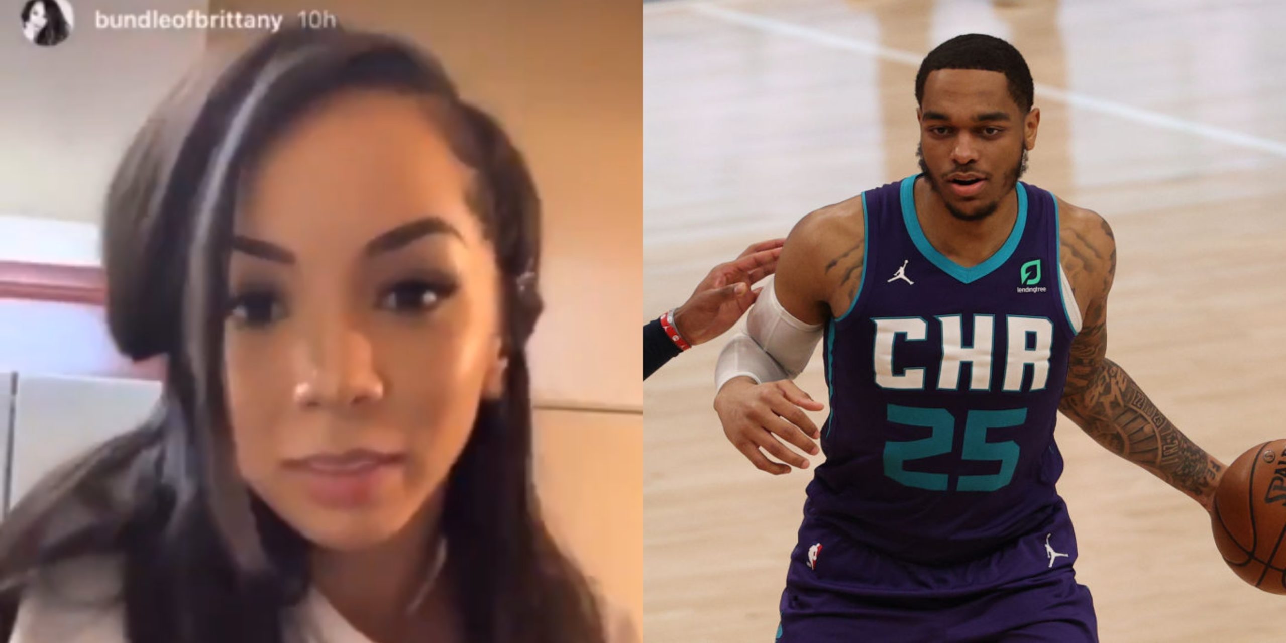 Old Video Of Brittany Renner Shows How Pj Washington Ignored All The Signs Before Having A Baby With Ig Model Video Total Pro Sports