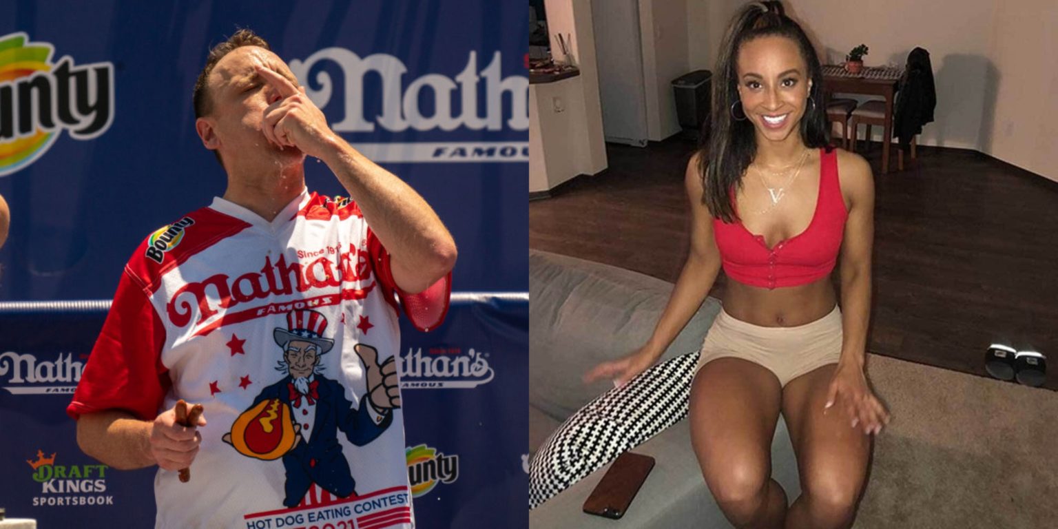 Porn Star Teanna Trump Says She Can Defeat Joey Chestnut In Scarfing