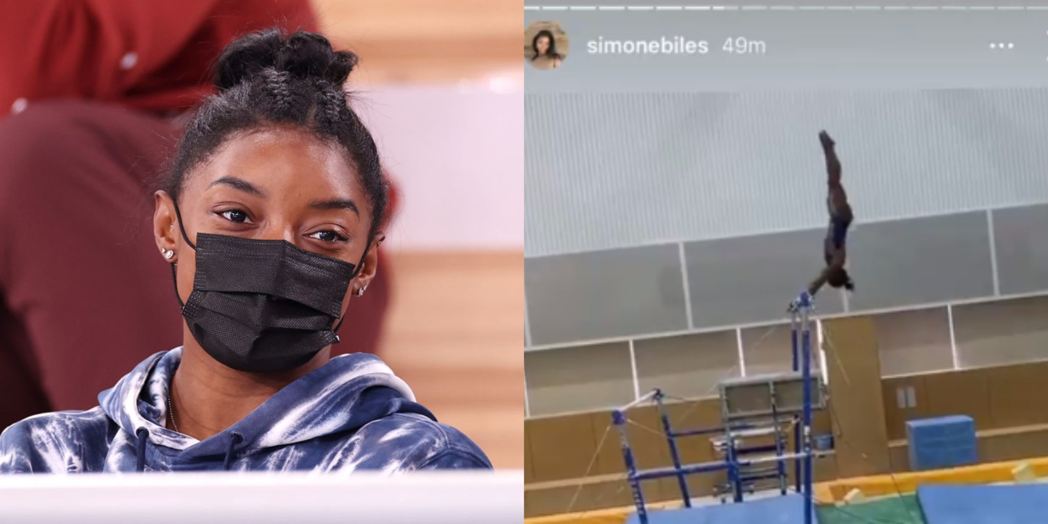 Simone Biles Sends Message Provides Video Evidence Of Her Suffering From The Twisties Video